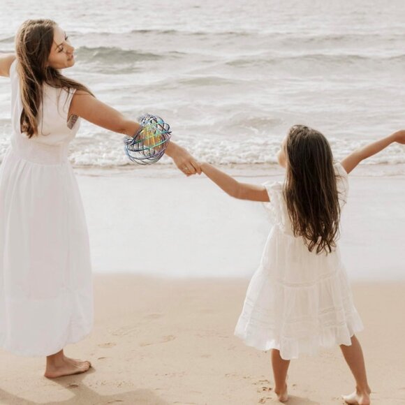 Flow Ring Fidget Spinner Bracelet Kids & Adults, Stress Relief Sensory Toys Fest - Picture 4 of 6